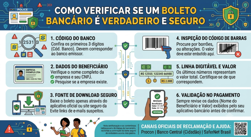 Como Verificar Se Um Boleto Bancário É Verdadeiro e Seguro