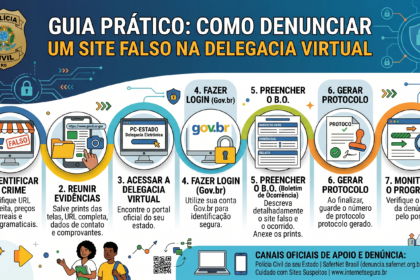 Guia Prático Como Denunciar um Site Falso na Delegacia Virtual