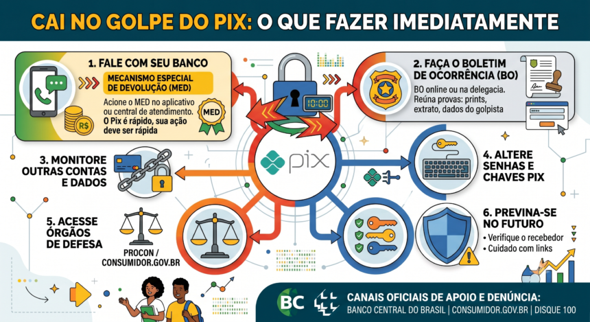 O Que Fazer Após Cair no Golpe do Pix Guia Passo a Passo
