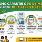 Como pedir o auxilio pé de meia
