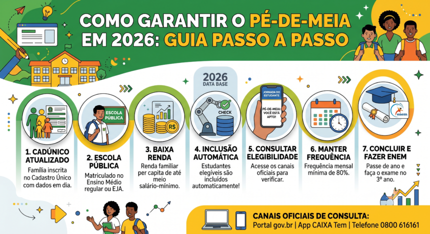 Como pedir o auxilio pé de meia